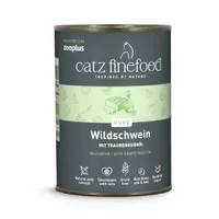 Sparpaket catz finefood Monoprotein zooplus 24 x 400 g - Wildschwein