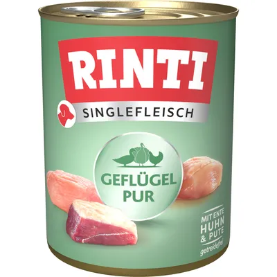RINTI Single -säästöpakkaus 12 x 800 g - Exclusive siipikarja
