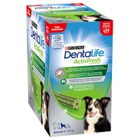 PURINA Dentalife Active Fresh napi fogápoló snack közepes testű kutyáknak - 24 db