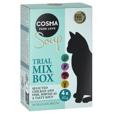 Provpack: Cosma Soup 4 x 40 g Mix II (4 sorter)