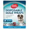 Simple Solution wegwerpluier voor reuen Maat M: 38 - 58 cm, 12 stuks