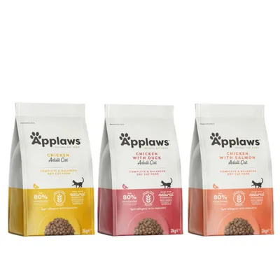 Pakiet próbny Applaws, 3 smaki  - Pakiet 2, 3 x 2 kg