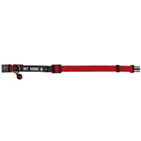 Trixie Cat Collar with Address Tag - 22cm - Red