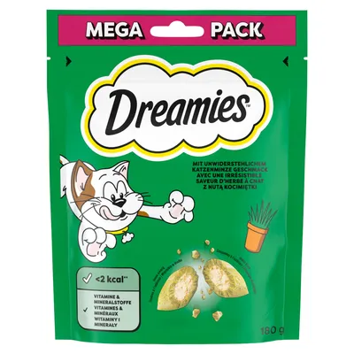 180g Dreamies Mix pochoutka - Výhodné balení: 3 x 180 g šanta kočičí