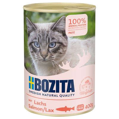 Bozita Nassfutter 6 x 400 g Lachs Pate
