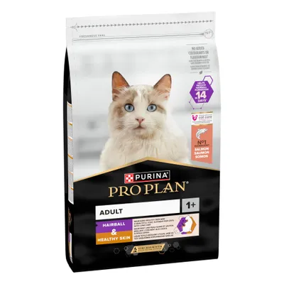 PURINA PRO PLAN Hairball Care lazac - 10 kg