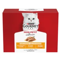 Miešané balenie Gourmet Mon Petit kapsičky 12 x 50 g - kačacie, kuracie, morčacie