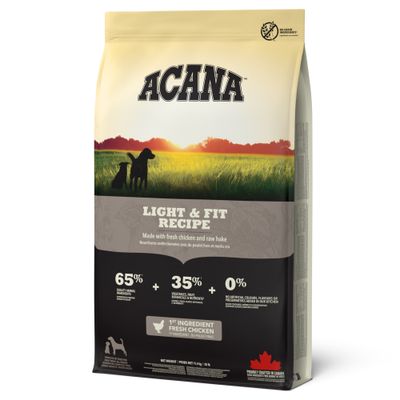 Acana Light & Fit z kurczakiem, indykiem i rybą - 11,4 kg