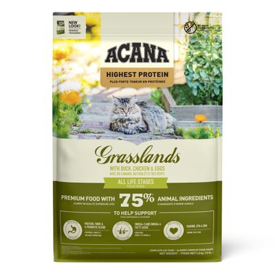 Acana Cat Highest Protein z kurczakiem, kaczką, indykiem i przepiórką 4,5 kg