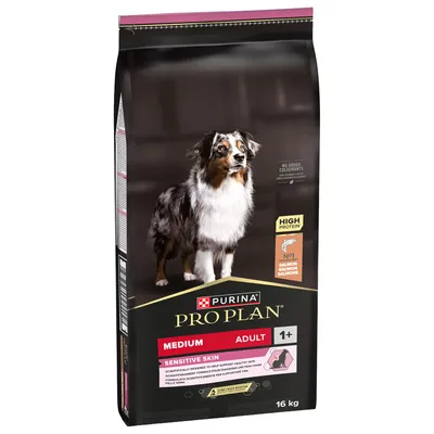 PURINA PRO PLAN Medium Adult Sensitive Skin - 16 kg