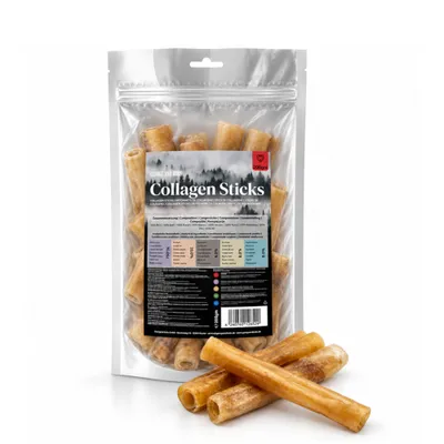 Pack économique George et Bobs snacks pour chiens 3 x 200 g - Bâtonnets de collagène - Bœuf