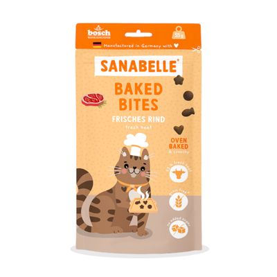 Sanabelle Baked Bites 55 g Frisches Rind