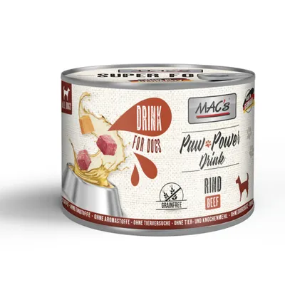 MAC's Dog Paw Power Drink 185 g - Vită
