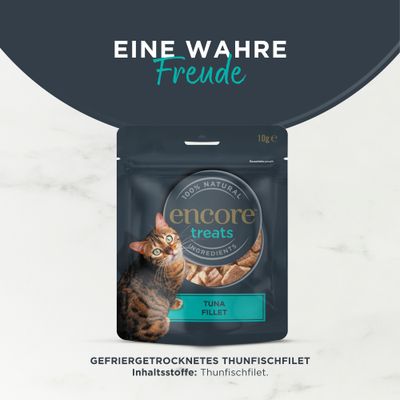 Encore Cat Treats mit Thunfischfilet - Sparpaket: 3 x 10 g