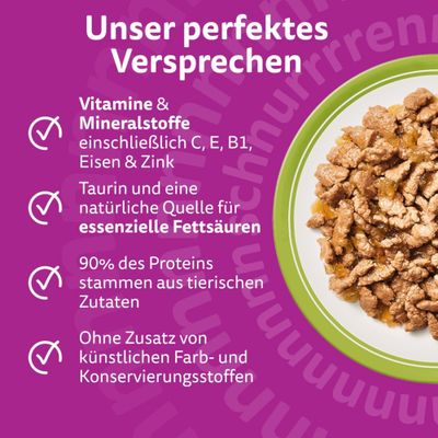 Whiskas 1+ Adult Frischebeutel 40 x 85 g - Mixed Menu in Gelee (4 Sorten)