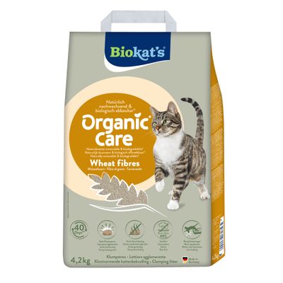 Biokat's Organic Care Wheat Fibre Cat Litter - 4.2kg