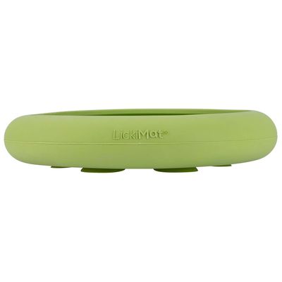 LickiMat UFO Covoraș de lins pentru câini, verde - Ø 18,5 x î 6 cm