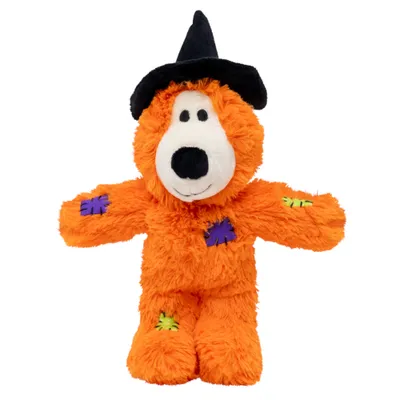 KONG WildKnots Halloween Orso-Strega, arancione - ca. L 22 x P 12 x H 18 cm