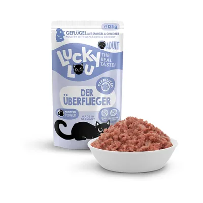 Lucky Lou Sterilized 16 x 125 g - Szárnyas