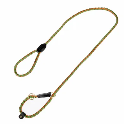 TIAKI Twist Λουρί-Σχοινί - 170 cm μήκος, Ø 12 mm - πράσινο/καφέ