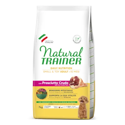 Économies sur les emballages multiples ! 2 x 7 kg / 3 x 2 kg Natural Trainer Small & Toy - 2 x 7 kg adulte avec jambon et riz