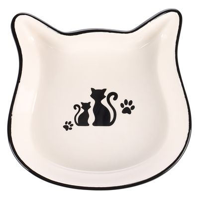 Flamingo Nona Bol din ceramică pentru pisici 250 ml, Ø 13 cm