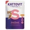 Kattovit Vital Care Sterilised Buste con Pollo Alimento umido per gatti 6 x 85 g