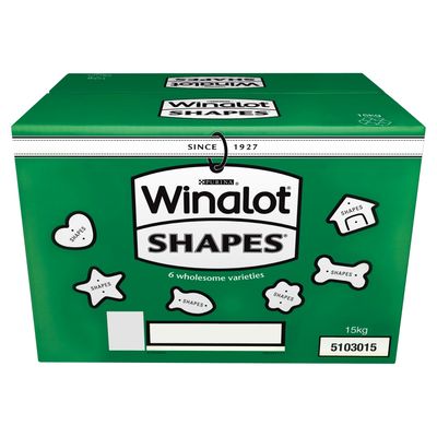 Winalot Shapes Dog Biscuits Economy Pack: 2 x 15kg
