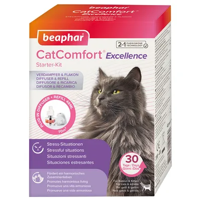 beaphar CatComfort® difusor antiestrés para gatos - Kit de inicio (Vaporizador + Petaca 48 ml)