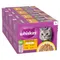Whiskas 1+ tasakos 48 x 85 g Szárnyasválogatás aszpikban