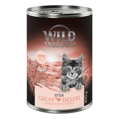 Wild Freedom Kitten 6 x 400 g Mixpaket (Great Desert, Wide Country, Golden Valley)