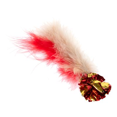 Jouet TIAKI Balle bruissante à plumes pour chat 1 jouet