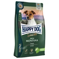 Двойна опаковка: Happy Dog Supreme суха храна за кучета - Sensible Mini Montana (2 x 4 кг)