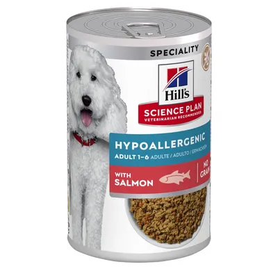 Hill's Science Plan Adult Hypoallergenic s lososem - 12 x 363 g