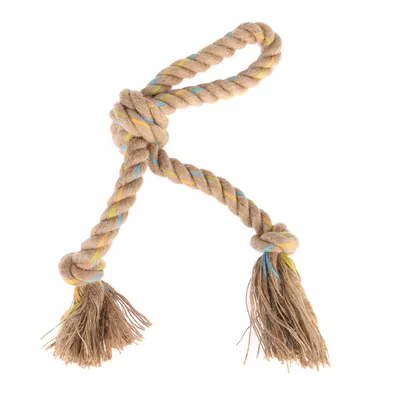 Jouet Modern Living Menorca Corde avec poignée pour chien - env. L 40 x l 6 x H 6 cm