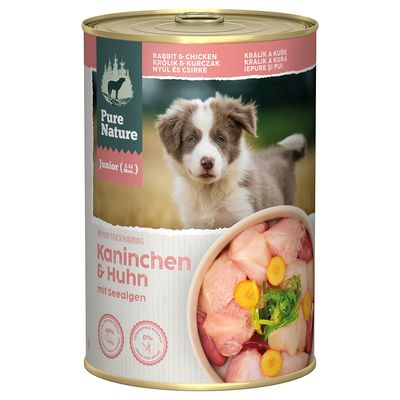 Pure Nature Junior 6 x 400 g lapin & poulet 12 x 400 g