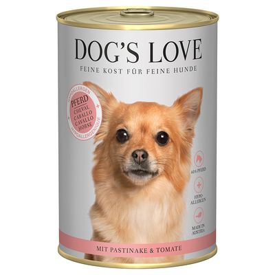 Økonomipakke Dog´s Love Hypoallergen 12 x 400 g Hest