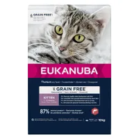 Eukanuba Kitten Grain Free Salmone Crocchette per gatto - Set %: 2 x 10 kg
