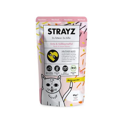 STRAYZ ekologiskt mixpack i portionspåse 8 x 85 g