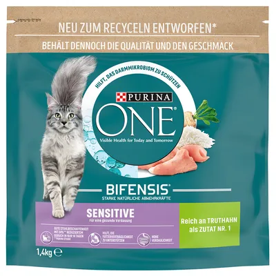 PURINA ONE Sensitive Crocchette per gatti - 1,4 kg PURINA ONE Sensitive Crocchette per gatti - 1,4 kg