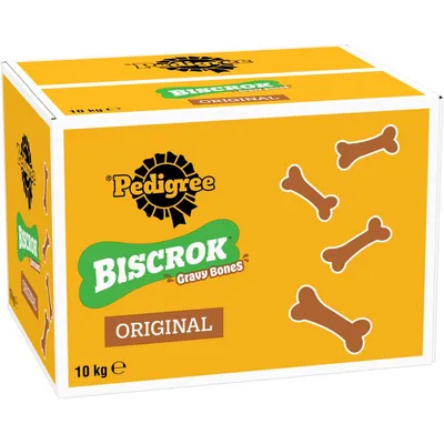 PEDIGREE® BISCROK™ Gravy Bones Adult Dog Treats Original Biscuits - 10kg PEDIGREE® BISCROK™ Gravy Bones Adult Dog Treats Original Biscuits - 10kg