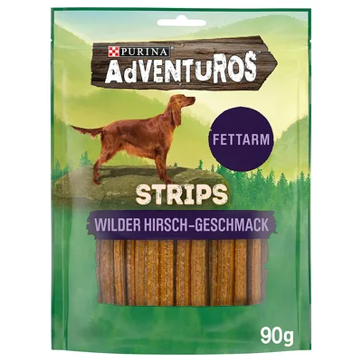 PURINA AdVENTuROS Strips cerf pour chien - 90 g