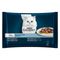 Lot mixte Gourmet Perle 4 x 85 g pour chat les Duos de la Mer