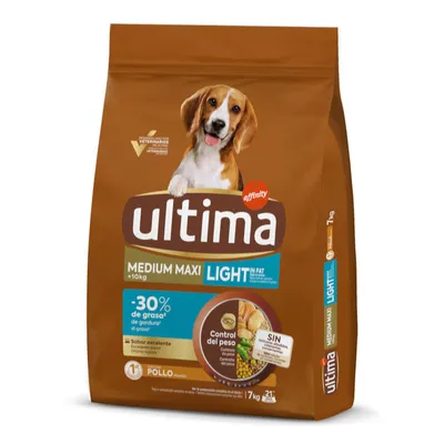 Ultima Medium / Maxi Light Adult, kurczak - 7 kg