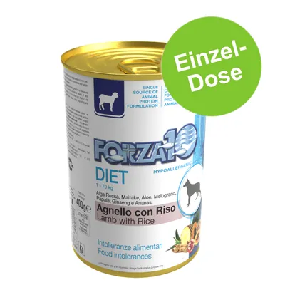 Forza 10 Diet Low Grain 400 g pâtée pour chien - cheval & pomme de terre