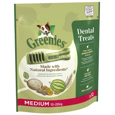 Greenies Dental Treats - Medium (12 - 22kg) - 340g Greenies Dental Treats - Medium (12 - 22kg) - 340g