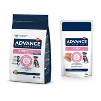 1,5 kg / 3 kg Advance Veterinary Diets Mini + 8 x 150 g passendes Nassfutter gratis! - Atopic (1,5 kg + 8 x 150 g)