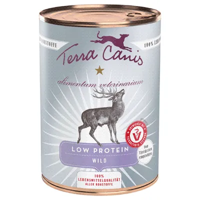 Terra Canis Alimentum Veterinarium Low Protein Saver Pack 12 x 400g - Game