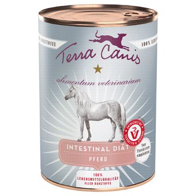 Ekonomipack: Terra Canis Alimentum Veterinarium Intestinal 12 x 400 g Häst
