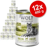 Výhodné balenie Wolf of Wilderness Senior 12 x 400 g - miešané balenie